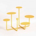 Alzatina per Dolci di Design in Acciaio Verniciato Made in Italy - Pennellope