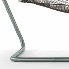 Amaca in Acciaio e Rete Nera da Giardino di Design Made in Italy - Cumberland Viadurini