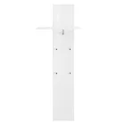 Appendiabiti da Ingresso in Legno Lucido Bianco o Antracite - Emanuelito Viadurini