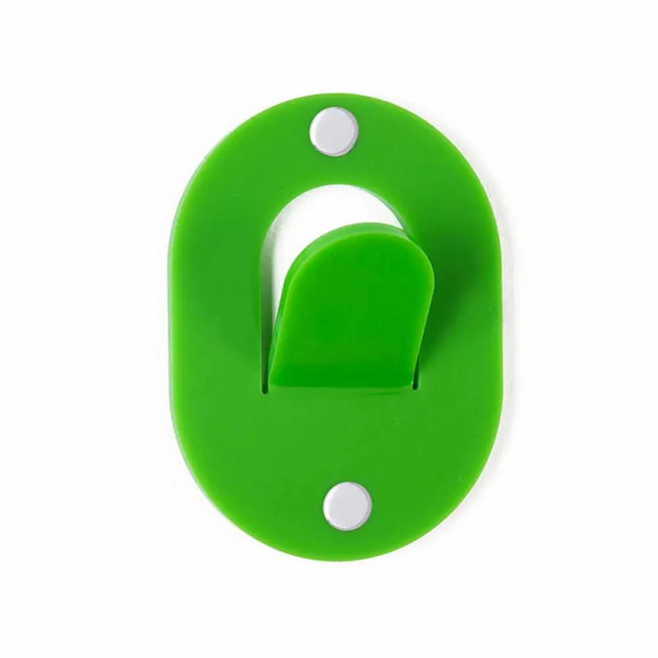 Appendino da Parete in Plexiglass Colorato 5 Pezzi Design a Clip - Freddie Viadurini