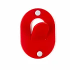 Appendino da Parete in Plexiglass Colorato 5 Pezzi Design a Clip - Freddie Viadurini