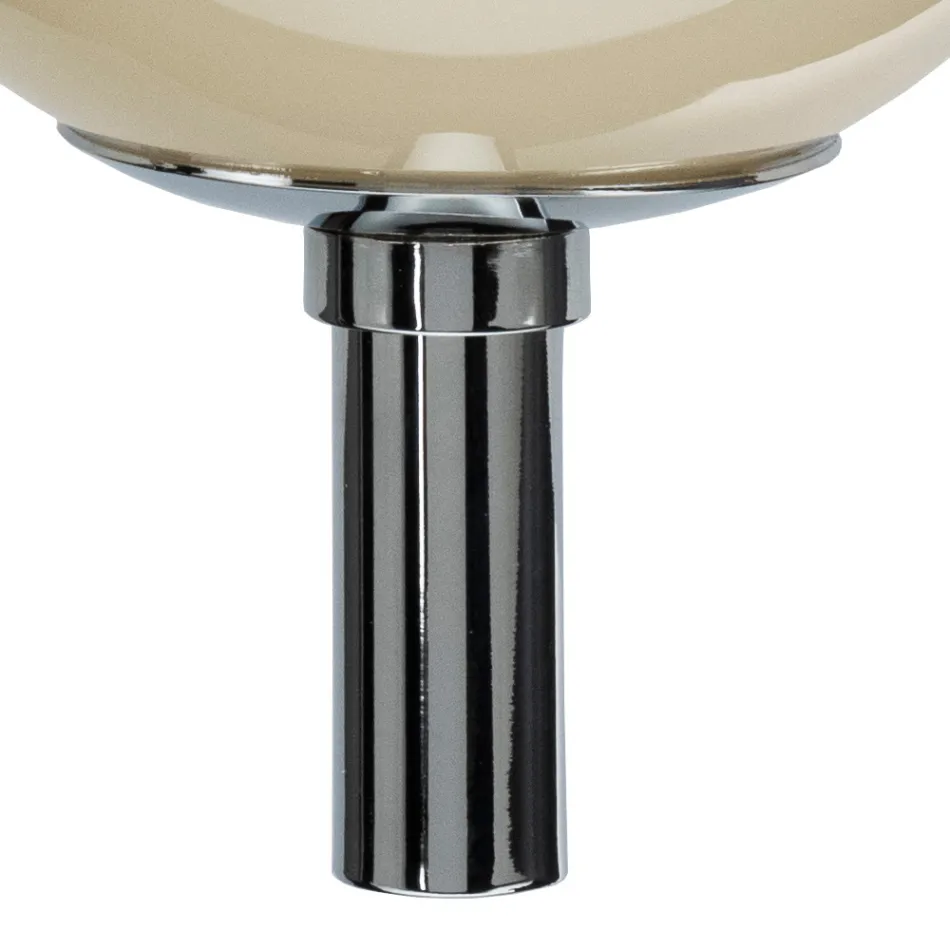 Applique a Due Lumi Piastra Verticale in Vetro e Metallo Made in Italy - Lumira Viadurini