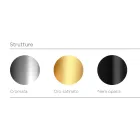 Applique a Due Lumi Piastra Verticale in Vetro e Metallo Made in Italy - Lumira Viadurini