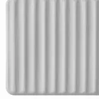 Applique a Muro a 3 Luci Led in Ceramica Bianca Opaca con Umarell - Ometto Viadurini