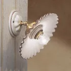 Applique a muro in ceramica e diffusore ondulato Ferroluce  Viadurini