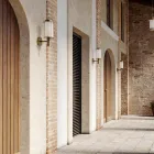 Applique a Parete da Esterno in Ottone e Vetro Bianco - Loggia by Il Fanale Viadurini