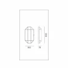 Applique Artigianale in Vetro e Ottone 1 o 2 Luci - Rilegato by Il Fanale Viadurini