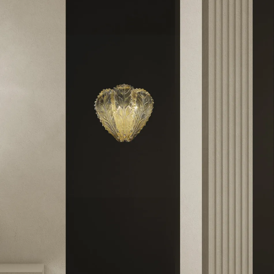 Applique Classica in Vetro Veneziano e Metallo Made in Italy - Artemide Viadurini