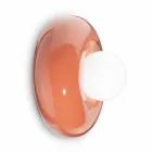 Applique con Diffusore in Vetro Opalino Made in Italy - Bumbum Viadurini