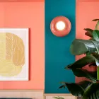 Applique con Diffusore in Vetro Opalino Made in Italy - Bumbum Viadurini