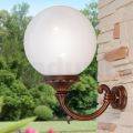 Applique da Esterno in Alluminio Pressofuso e Sfera in Acrilico - Trovanero