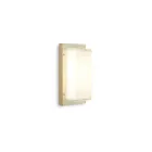 Applique da Esterno in Ottone Vintage con Attacco E27 e IP44 - Cristallo Viadurini
