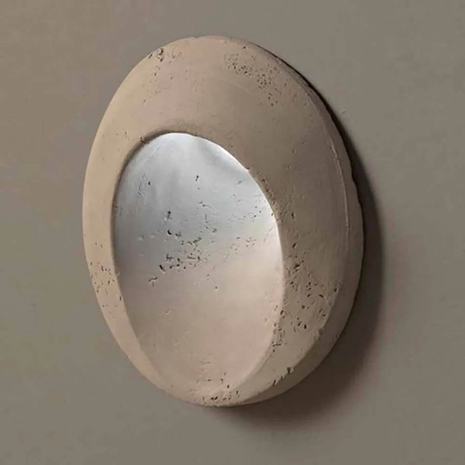 Applique da esterno ovale, in terracotta colorata Oval - Toscot Viadurini
