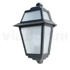 Applique da Muro Outdoor in Alluminio Antracite e Vetro Made in Italy - Elric Viadurini