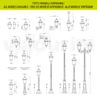 Applique da Muro Outdoor in Alluminio Pressofuso e Vetro Made in Italy - Elric Viadurini