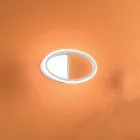 Applique da Parete con Struttura in Metallo Bianco o Oro a LED - Raissa Viadurini