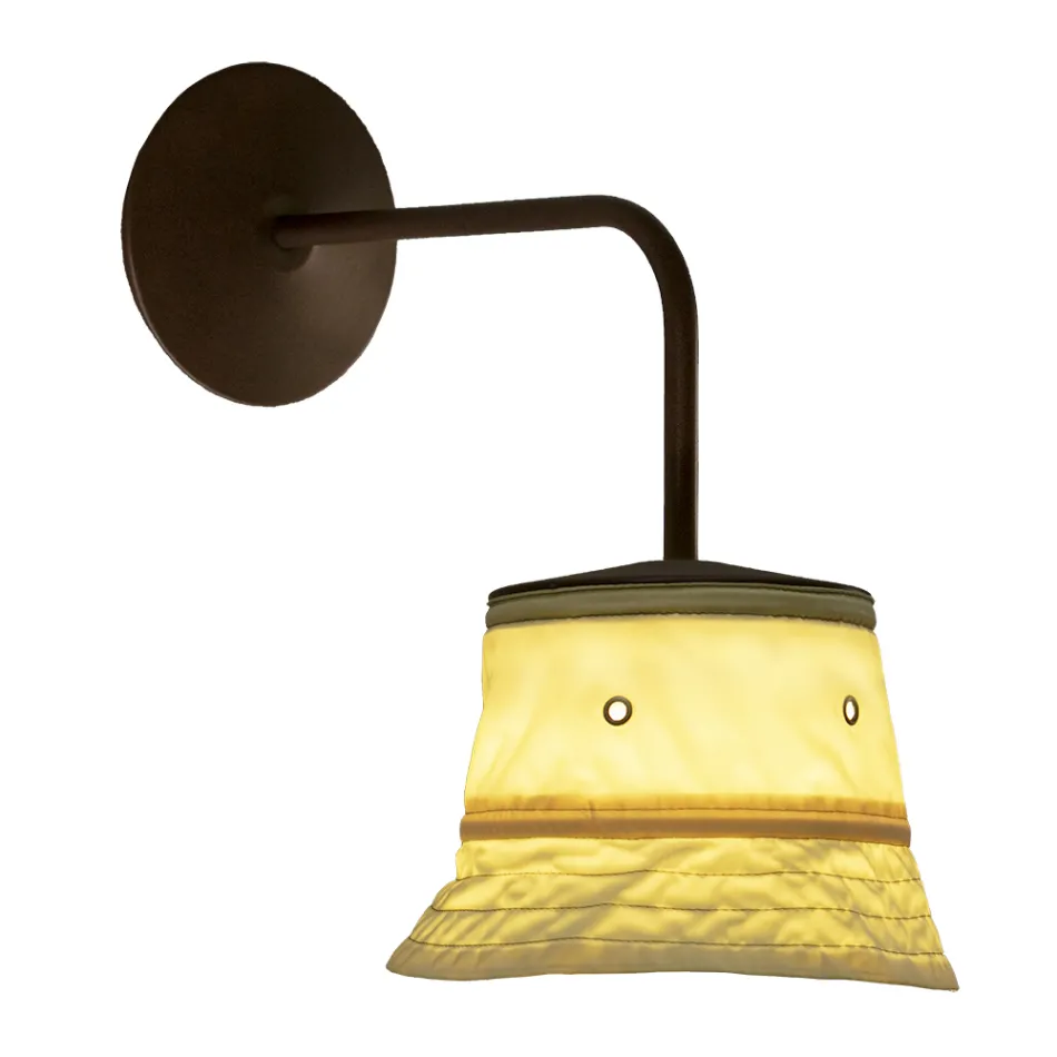 Applique da Parete in Alluminio e Poliestere Made in Italy - Toscot Junction Viadurini