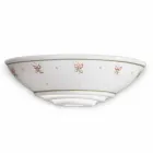 Applique da parete rustica ceramica decorata a mano Ferroluce Viadurini