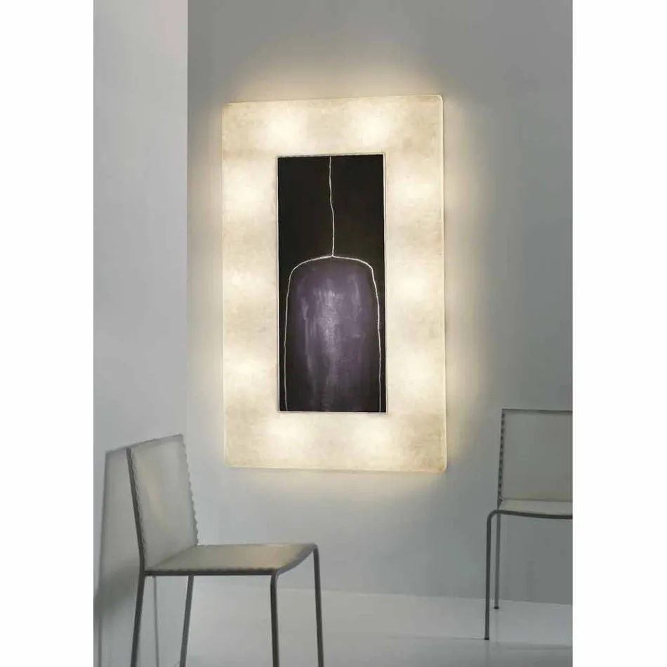 Applique di design moderna In-es.artdesign Lunar Bottle 2 in nebulite Viadurini
