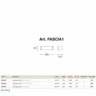 Applique Fashion piccola in rame e  metacrilato bianco Viadurini