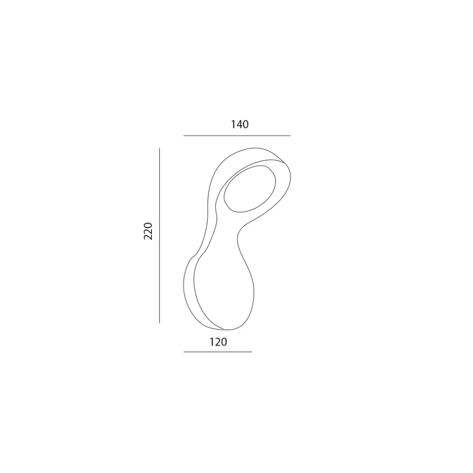 Applique in Ceramica e Alluminio Realizzata a Mano in Italia - Toscot Clover Viadurini