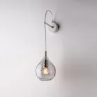 Applique in Ferro con Vetro Pyrex Made in Italy per Arredare L’interno - Amazonia Viadurini