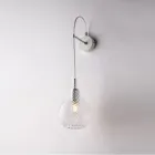 Applique in Ferro con Vetro Pyrex Made in Italy per Arredare L’interno - Amazonia Viadurini