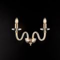 Applique in Ferro Dorato con Vetro Made in Italy - Innsbruck