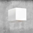 Applique in Ottone e Gesso Made in Italy - Cubetto Aldo Bernardi Viadurini