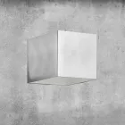Applique in Ottone e Gesso Made in Italy - Cubetto Aldo Bernardi Viadurini