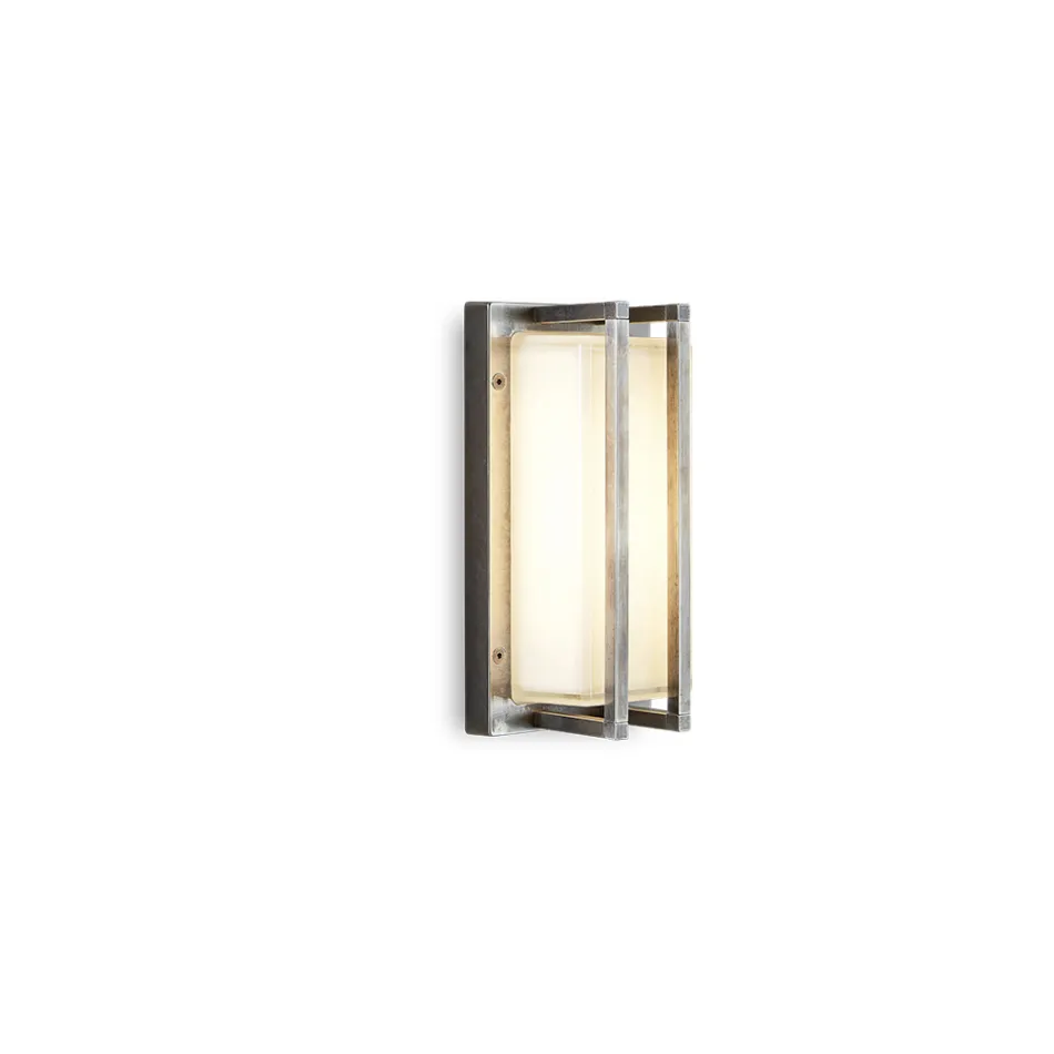 Applique in Ottone Vintage, E27 e Luce d’Atmosfera Made in Italy - Cristallo Viadurini