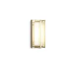 Applique in Ottone Vintage, E27 e Luce d’Atmosfera Made in Italy - Cristallo Viadurini