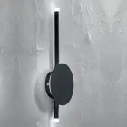 Applique LED di Design Moderno in Metallo Bianco, Nero o Oro - Lancetta Viadurini