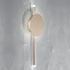 Applique LED di Design Moderno in Metallo Bianco, Nero o Oro - Lancetta Viadurini