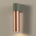 Applique Moderna in Ceramica e Rame Spazzolato Made in Italy - Toscot Match