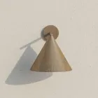Applique Murale da Esterno in Ottone e Vetro Made in Italy - Pioggia Viadurini