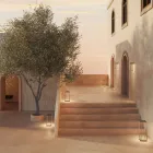 Applique Murale da Esterno in Ottone Made in Italy - Soleggiato Viadurini