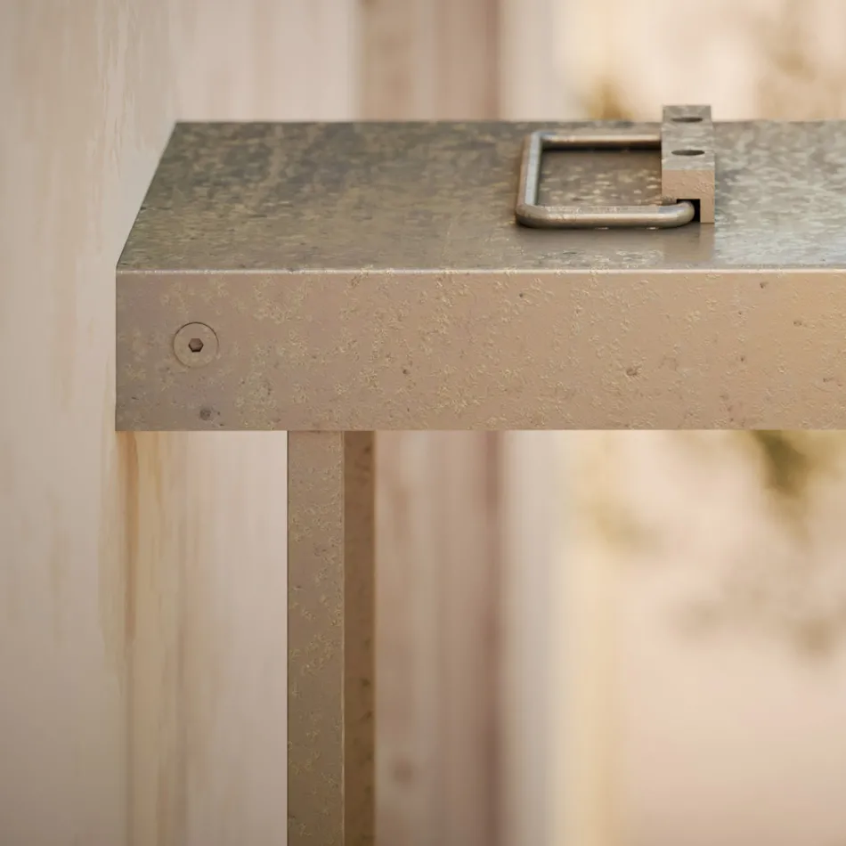 Applique Murale da Esterno in Ottone Made in Italy - Soleggiato Viadurini