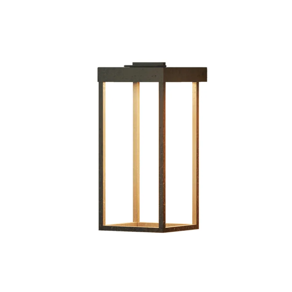 Applique Murale da Esterno in Ottone Made in Italy - Soleggiato Viadurini