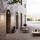 Applique Murale in Ottone, Rame e Vetro in Italia - Chiocciola Viadurini