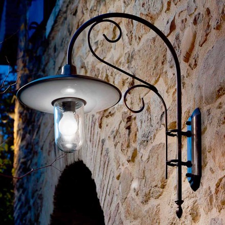 Applique Otello in rame, ottone, vetro, alluminio Viadurini