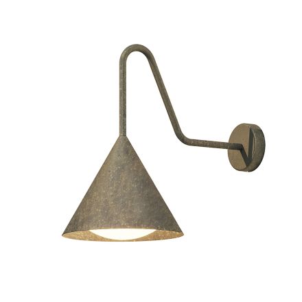Applique Outdoor in Vetro e Ottone Made in Italy - Pioggia Viadurini