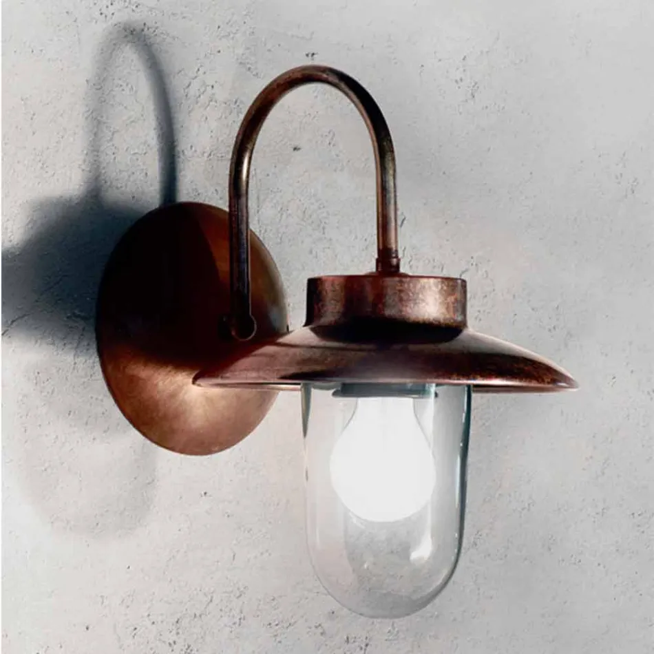 Applique stile classico La Traviata in rame, vetro, ottone
 Viadurini