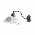 Applique stile liberty in ceramica di Bassano Anita Il Fanale