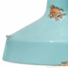 Applique vintage a faretto in ceramica fatta a mano Sandra Ferroluce Viadurini