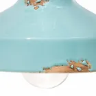 Applique vintage a faretto in ceramica fatta a mano Sandra Ferroluce Viadurini
