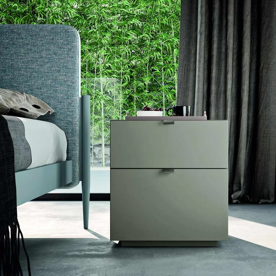 Arredamento Camera da Letto a 4 Elementi Stile Moderno Made in Italy -  Eletta Viadurini
