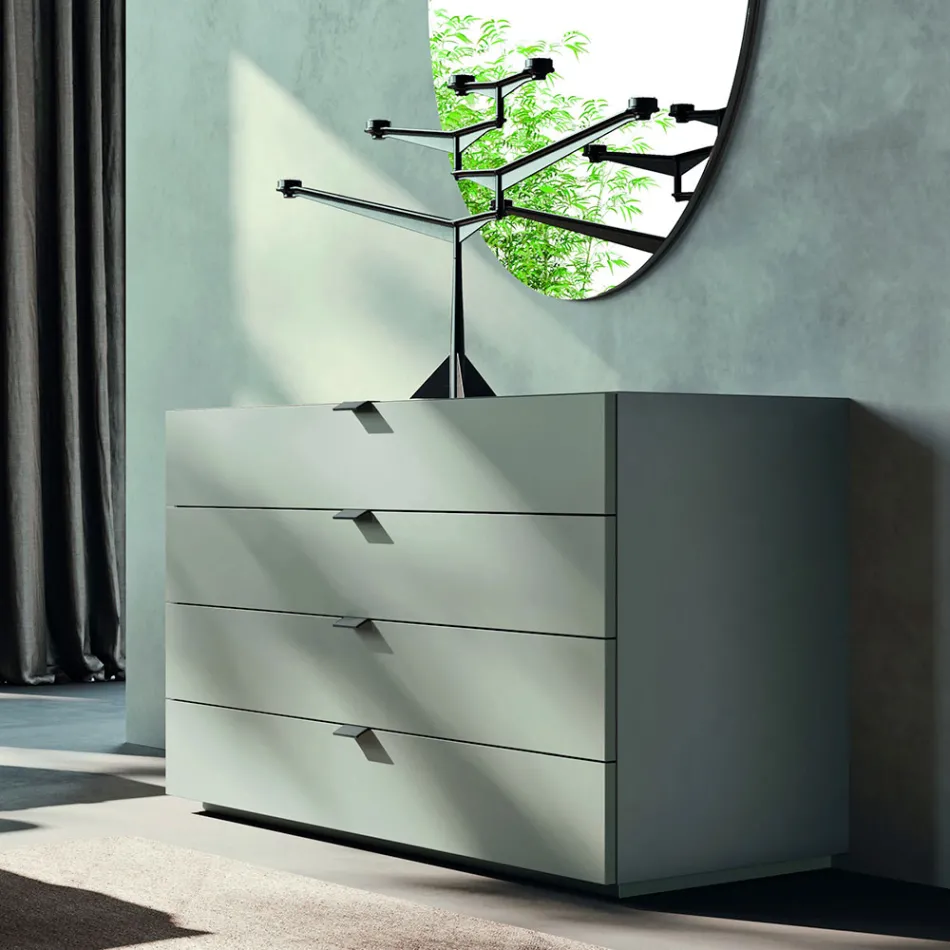Arredamento Camera da Letto a 4 Elementi Stile Moderno Made in Italy -  Eletta Viadurini