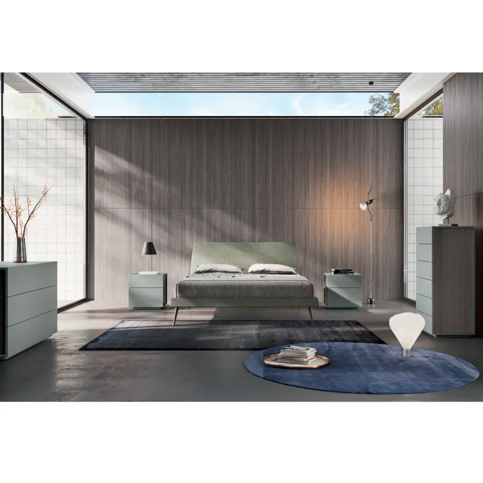 Arredamento Camera da Letto a 5 Elementi Made in Italy di Lusso - Cristina Viadurini