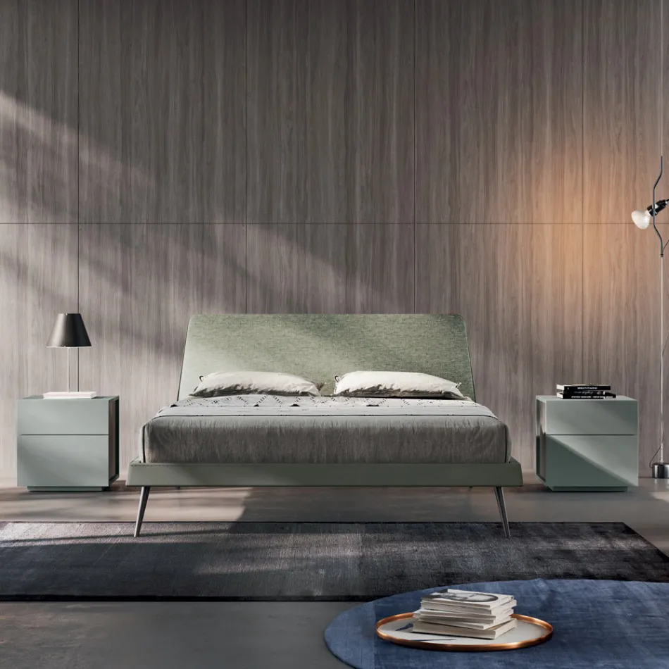 Arredamento Camera da Letto a 5 Elementi Made in Italy di Lusso - Cristina Viadurini